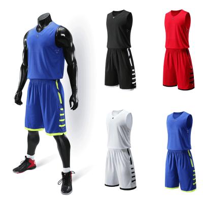 China Wholesale Breathable Blank Custom Made Tank Top Uniform Basketball Training Suit Quick Dry for sale