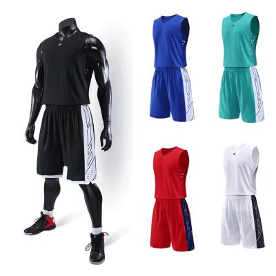 China Breathable Wholesale Polyester Basketball Tank Top Custom Made Basketball Jersey Uniform for sale