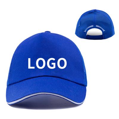 China JOINT Dad Hats Cheap Stock Wholesale Empty Hats Breathable Custom Logo Mesh Hat Mesh Trucker Hat for sale