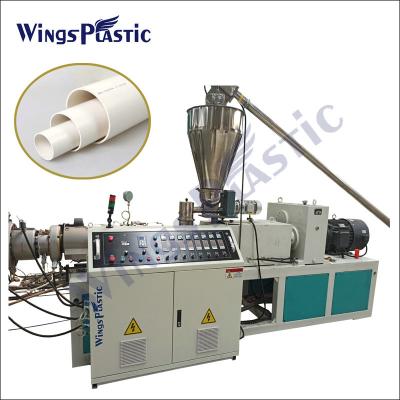 China Single Screw Plastic PVC Pipe Extruded Machines Customized for sale