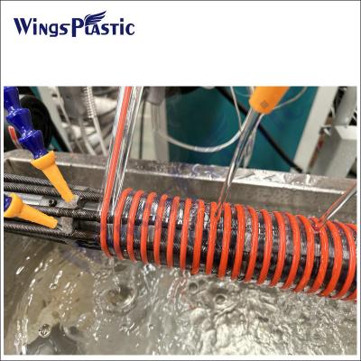 China Fabricante de máquinas de extrusión de tuberías de manguera espiral de succión de PVC en venta