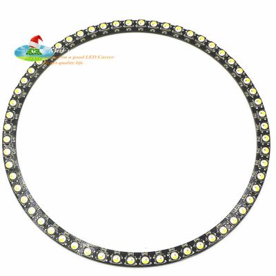 China NEW ws2812b hotel 2021 pixel programmable smd5050 ws2812 pixel ring led polynesian dance circle rings light for sale