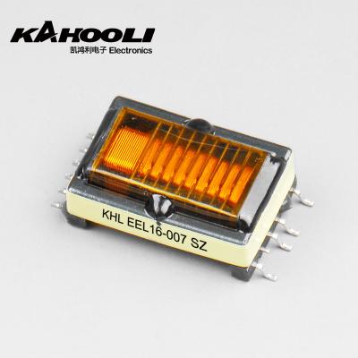 China Industrial Application Inverter Back Light Transformer SMD EEL16 3.7v to 1000v AC High Voltage Transformer for sale