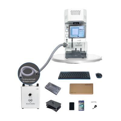 China Factory Full Set TBK 958B Back Door Removing Machine For Iphone, Back Glass Remover With Laser Cutting Engraving Logo Printer for sale