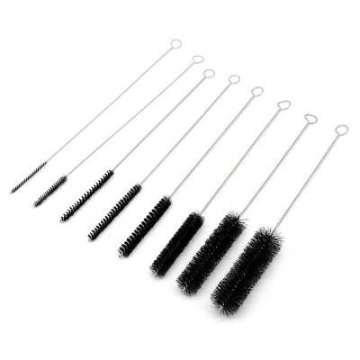 China Stocked HY Brush Lab Tube/Pipe/Straw Cleaning Nylon Brush with Twisted Stainless Steel Handle Customization Available for sale