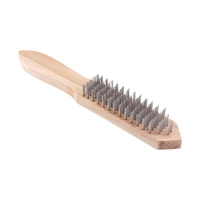 China Wholesale Brush Length Portable Rust Removal Cleaning Tool Remove Rust Brass Wire Hand Brushes for sale