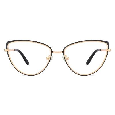 China For Reading Glasses Fashion Angled Metal Eyeglass Frame Hot Selling Eyeglass Frame Women for sale