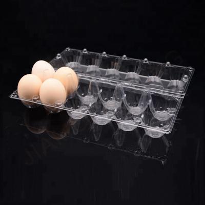 China Plastic Egg Cell Tray Packaging For Chicken Egg, Wholesale 12 Egg Clear Egg Tray Factory Price for sale