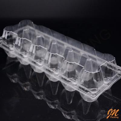 China Recyclable Transparent Plastic PVC Egg Crate 12 Holes for sale