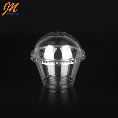 China Recyclable Transparent 150ml PET Ice Cream Container Packaging for sale