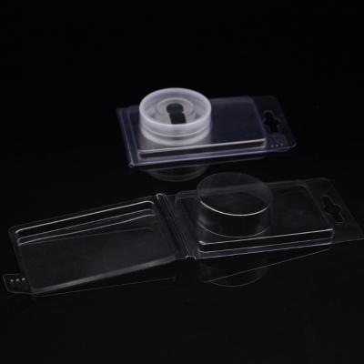 China Recyclable clear plastic top block for round shape packaging for sale