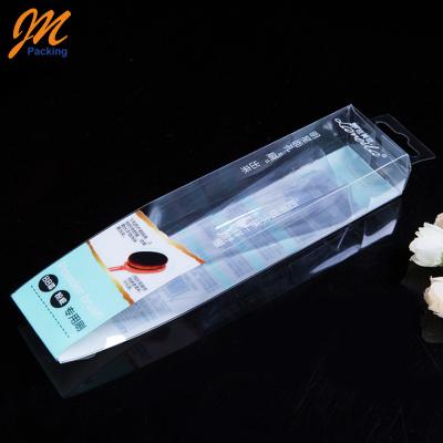 China Disposable Clear Plastic Printing Makeup Brush Packaging Boxes for sale