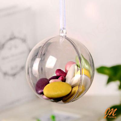 China Recyclable Mini Ball Shaped Candy Gift Box , Fancy Christmas Decorative Shape for sale