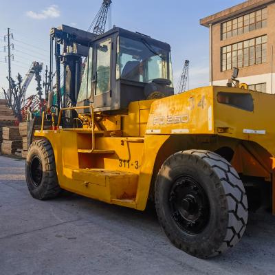 China Japan Made TCM FD250 25 Ton Used Diesel Forklift for Material Handling for sale