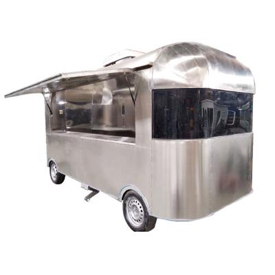 China Vegetable Processing Factory Concession Airstream Catering Trailer Fast Food Truck Airstream Snack Truck Mobile Food Carts Mobile Trailers for sale