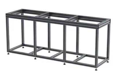China Custom Aluminium Profiel Gebouw Aquarium System Racks Frame Industrie Aluminium Planken Vissen Tank Pool Stand Visuaal Vissen Tank Rack Te koop