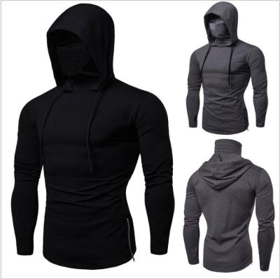 China Anti-wrinkle 100% cotton plain pullover oversized men's hoodie pullover Running Sports Fitness Hoodies Long Sleeve pullover hoodies for men for sale