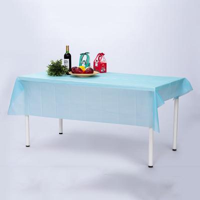 China 60x102inch Vinyl Tablecloth Rectangle Party Table Cloths For Hotel Wedding for sale