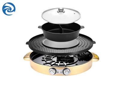 中国 1700W電気グリルは1 36x11cmの小鍋をすべてグリドルで焼く 販売のため
