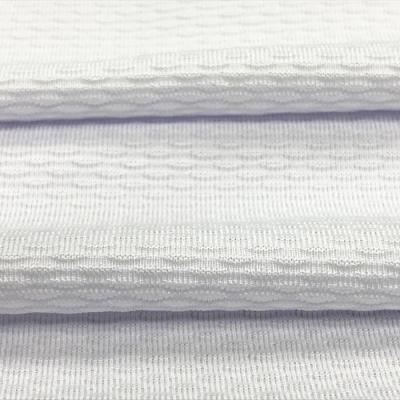 China Factory sportswear mesh fabric recycle jersey eco-friendly/breathable/quick dry manufacturing polyester knitted fabric for sale