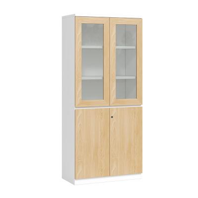 China Office Filing Cabinet Systems Wood 4 Door Vertical File Cabinet Use In School for sale