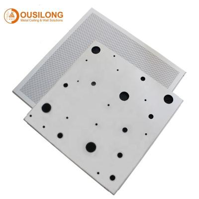 China Decorative Artistic Aluminum Ceiling Tiles Ceiling Panels Suspended Open Ceiling Panel For Office for sale