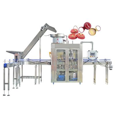 China Factory Price Food Glass Bottle Automatic High Speed Crown Ring Pull Cap Sealing Machine for sale