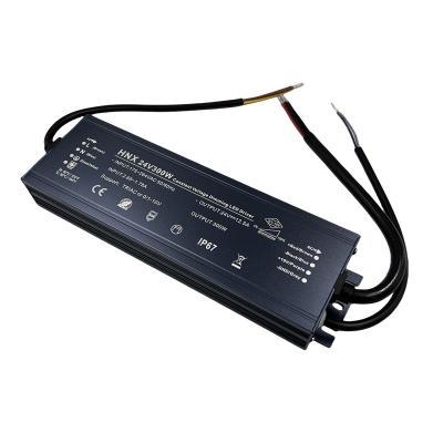 China LED Lighting factory price 300W 12V 24V LED power supply thyristor PWM 0-10V dimming constant voltage driver outdoor ip67 for sale