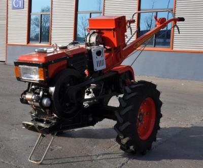 China 8HP 10HP 12HP 15HP 18HP Two Wheels Walking Hand Tractor with Rotary Tiller Rotovator Mini Tractor for sale