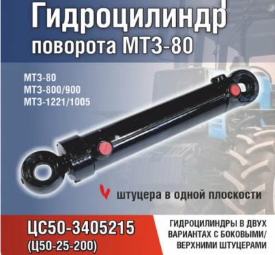 China Hydraulic cylinder гидроцилиндр ЦС50-3405215(Ц50-25-200) for sale