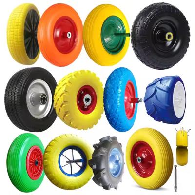 China 8 10 12 13 16 Inch Low Price Hand Truck Tire Trolley Tire Inflatable Pneumatic Rubber Wheels for sale