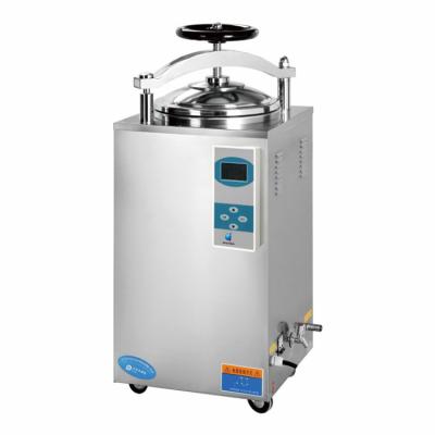 China High Pressure Steam Autoclave With Hand Wheel Type And Fully Stainless Steel Structure 35L 50L 75L 100L Volume 0.22 MPa for sale