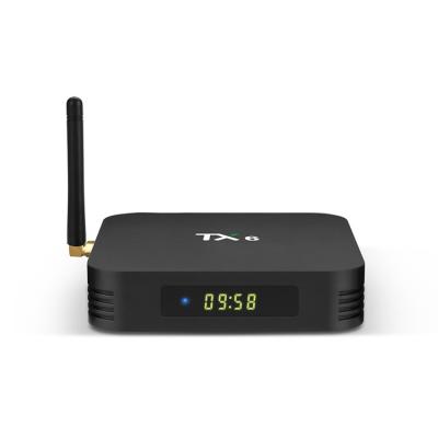 China Android 9.0 Hot Selling Quad Core Dual Core Usb Tanix TX6 H6 4GB RAM 32GB ROM Allwinner H6 WiFi 6k TV Box for sale