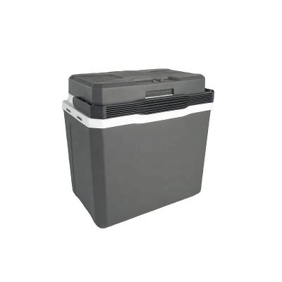 China 17-20' cooling; below ambient temperature (25â) factory wholesale portable electric cool box 25 car cooler 12V 230V car truck camper boat outlet of liter for sale