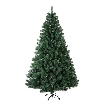 China Eco-Friendly KERVINO Various outdoor decoration simulation Christmas tree PVC green encryption ordinary Christmas tree for sale