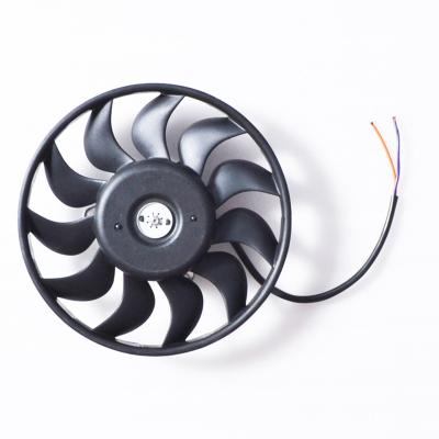 China Self-Produced Automotive Cooling System Radiator Fan Assembly For Audi A4A6 PASSAT 4F0959455A 8E0959455B 8E0959455C 8E0959455M 8E0959455N for sale