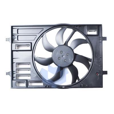China Self-produced Automotive Cooling System Radiator Fan Assembly For Audi Seat Skoda VW Golf MQB 5Q0121203DE 5Q0959455J 5Q0121203CB 5Q0121203CE for sale