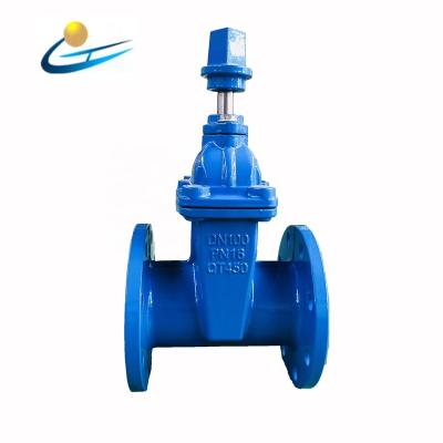 China General manual cast underground 6 inch water gate valve for sale