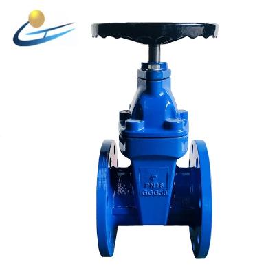 China BS5163 DIN3352 General Ductile Iron CI DI Stem Manual Sluice Gate Valves for sale