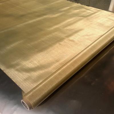 中国 62 マイクロン 250 メッシュ Twill Weave Brass Woven Wire Mesh 0.062mm オープンサイズ 販売のため