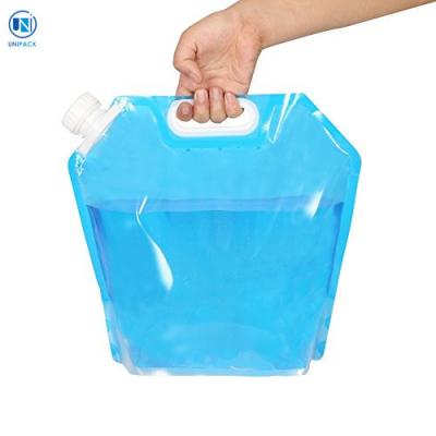 China Custom Logo Liquid Packaging Bag Spout Top Moisture Proof for sale