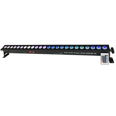 China Factory Direct Sale LED Wall Washer Light LED Pixel STRIP 1m 24pcs RGB 3in1 With DMX Control Sound Activated 1/3/4/6/7/12/24 ch for sale