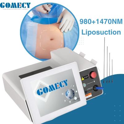 China Professionele 1470 Nm 980 Nm Diode Laser Lipolyse Machine Vetverlies Liposuctie Vasculaire varicose Removal Voor tandheelkundige kliniek Te koop