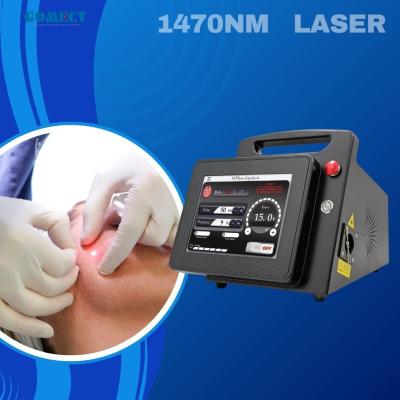 China Newest Endolaser 1470nm 980nm Diode Laser Face Lifting Liposuction Machine Air Cooling for sale