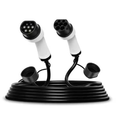 China 1 / 3 Phase EV Charging Cable Type 2 to Type 2 22kW 7KW Electric Car Charging Connector for sale