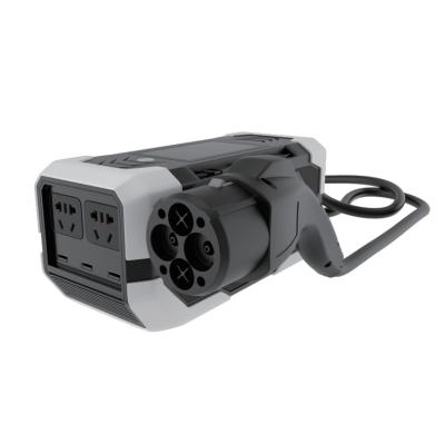 China New Arrive 3.5kw V2L Portable Chademo Charger With GBT CHAdeMo CCS NACS Tesla DC Charger Plug for sale