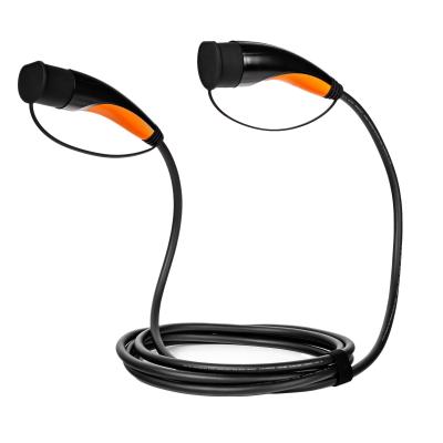 China Type2 to Type2 Gun Cable EV Charging Cable Type 2 Dual Gun Charger Fast Charger Normal Cable for sale