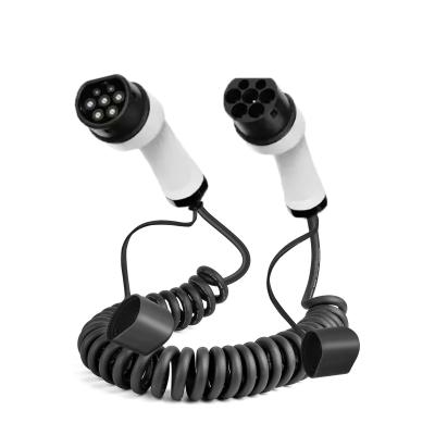 China TUV,CE,UKCA,CB Type2 to Type2 Cable EV Charging Cable Type 2 Dual Gun Charger Fast Charger Normal Cable for sale