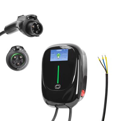 China Ev Type 2 Home Charger 32A 7KW With APP Supports Bluetooth And WiFi Standard Connection For Charging Station Ev Socket IEC 62196-2 Standard for sale