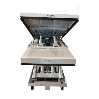中国 水力シザリリフト ミニ傾斜テーブル 1 トンの重量レベルと運搬容量 販売のため